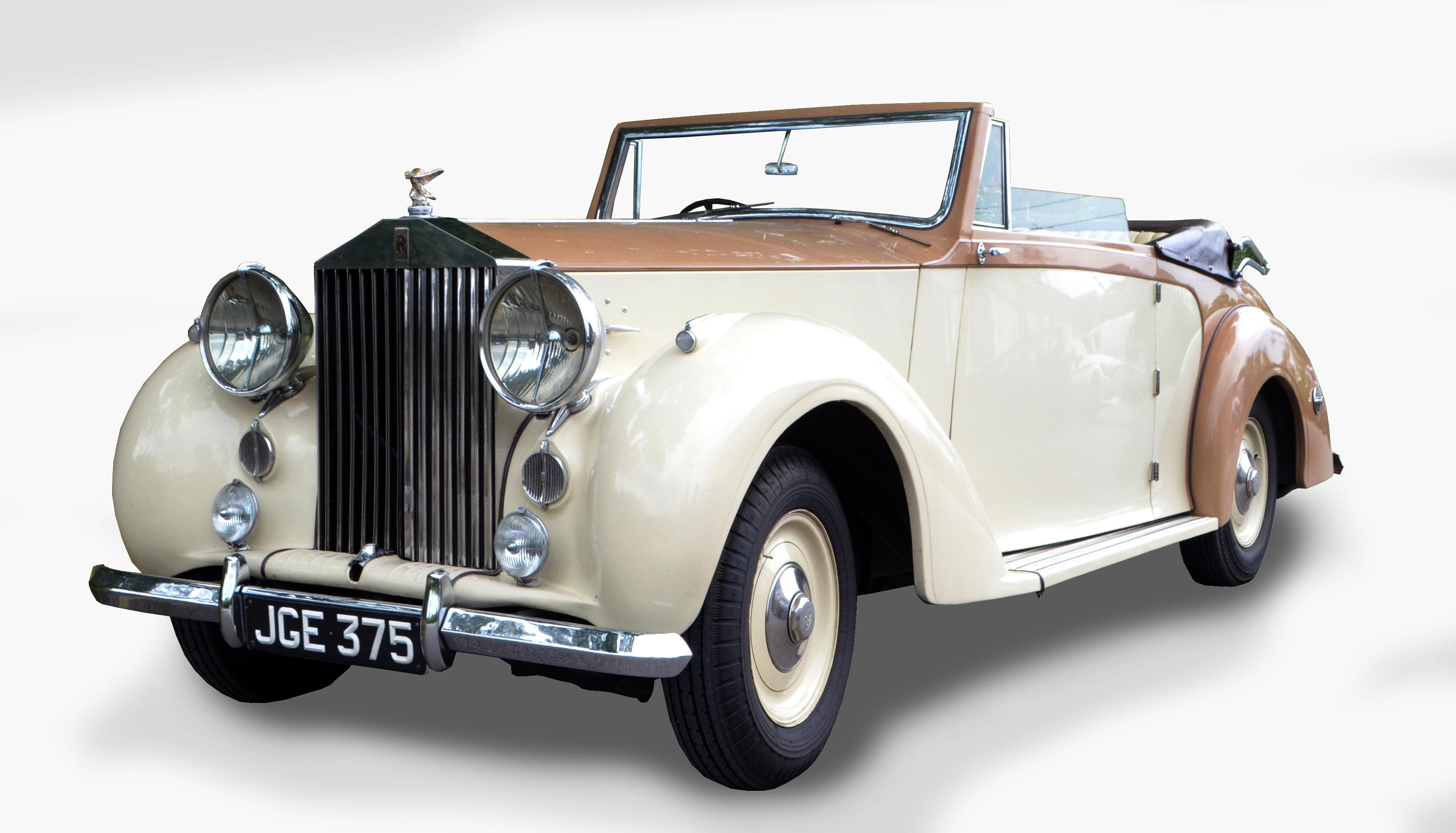 A 1951 Rolls-Royce Coupé.