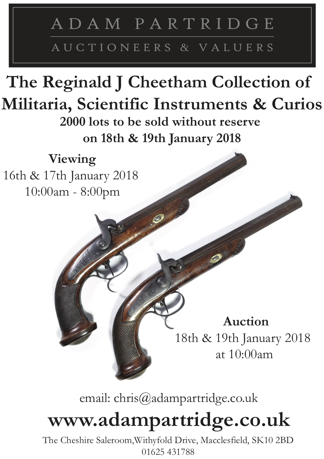 Reginald J Cheetham Collection of Militaria, Scientific Instruments & Curios goes off with a bang!