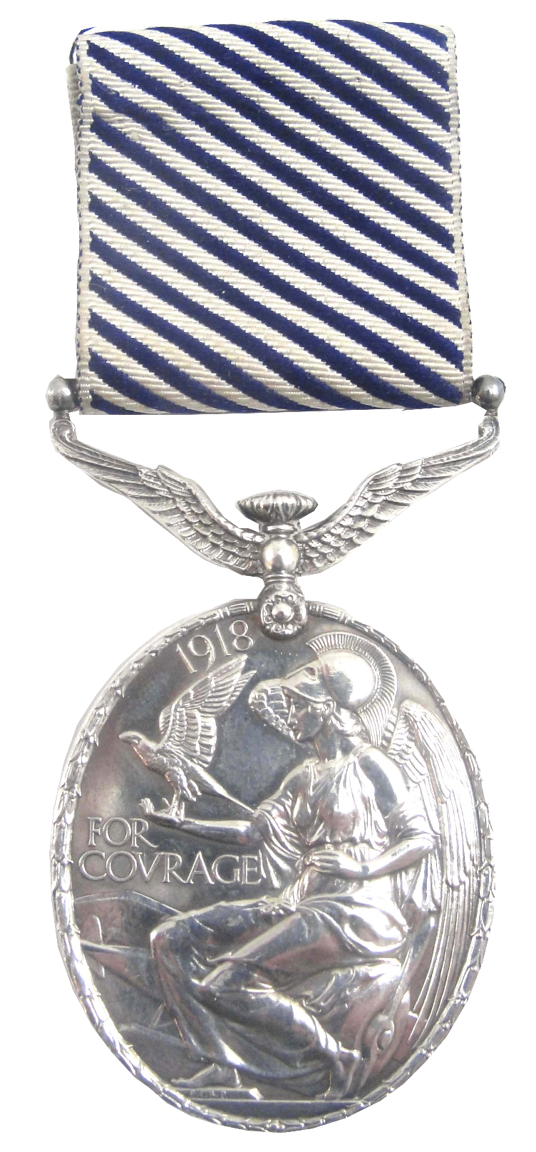 A Distinguished Flying Medal awarded to Sgt Norman Bailey. 