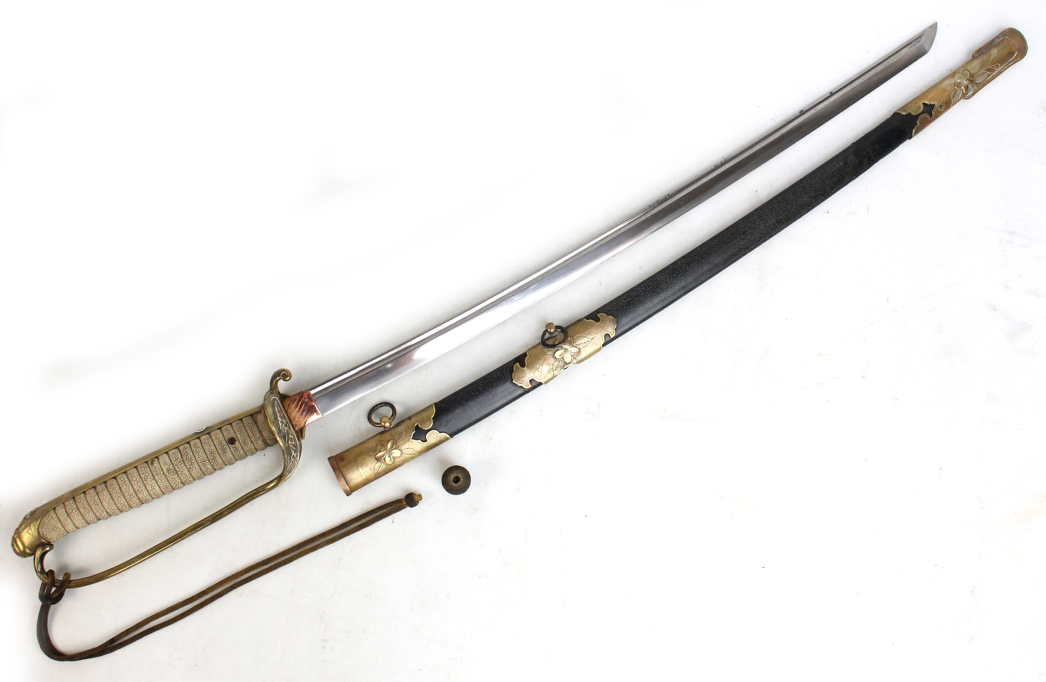 A Japanese naval officer's c. 1914 pattern sword.