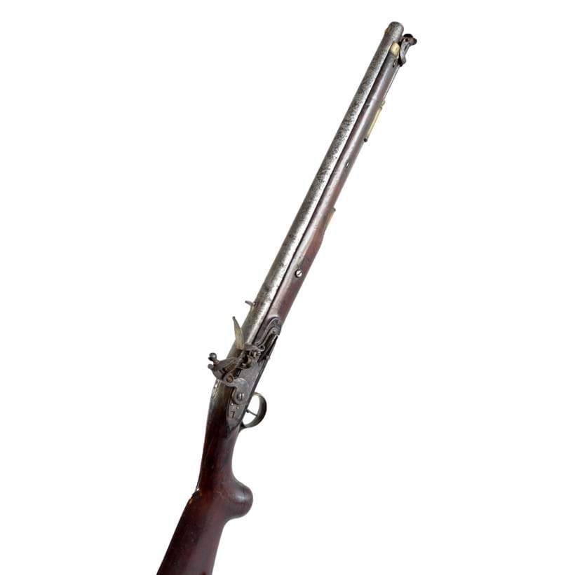 A Tower flintlock saddle ring carbine rifle. 