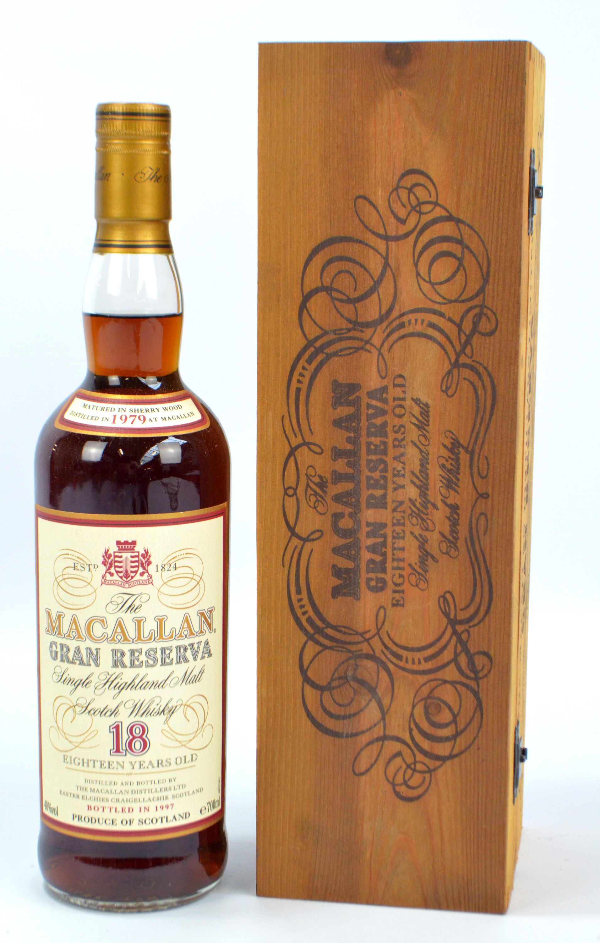 Macallan, 18 year old Gran Reserva 1979.