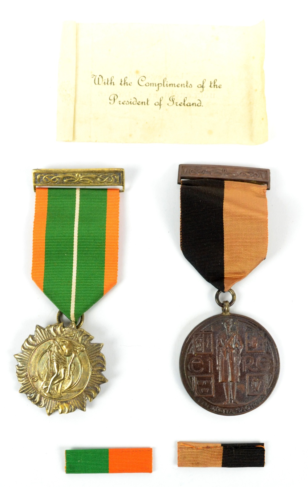 Lot 283 A rare Irish 1916-1966 Easter Rising Survivor's Medal