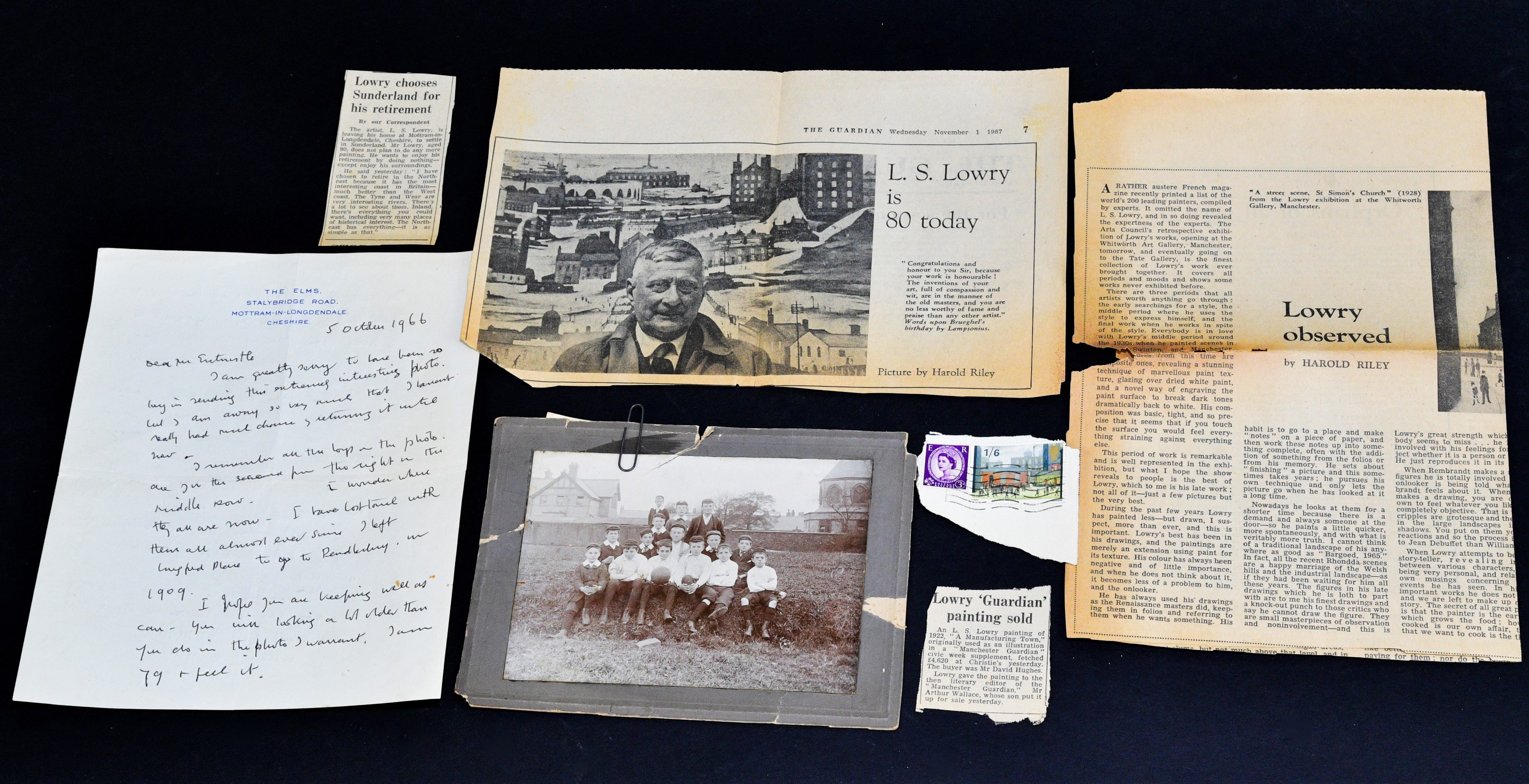 Manchester’s Finest Sons of Football – Not Law but Lowry!